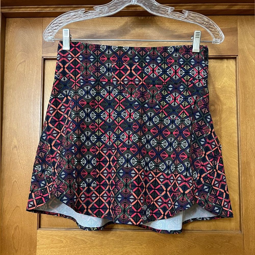Krimson Clover Geometric Print Skort Size XS